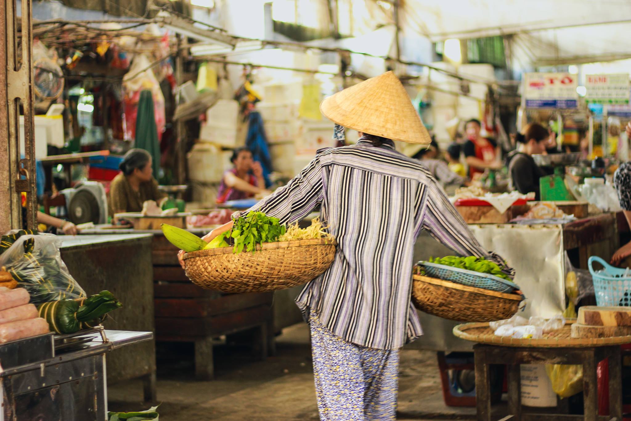 Dong Ba market Hue Vietnam