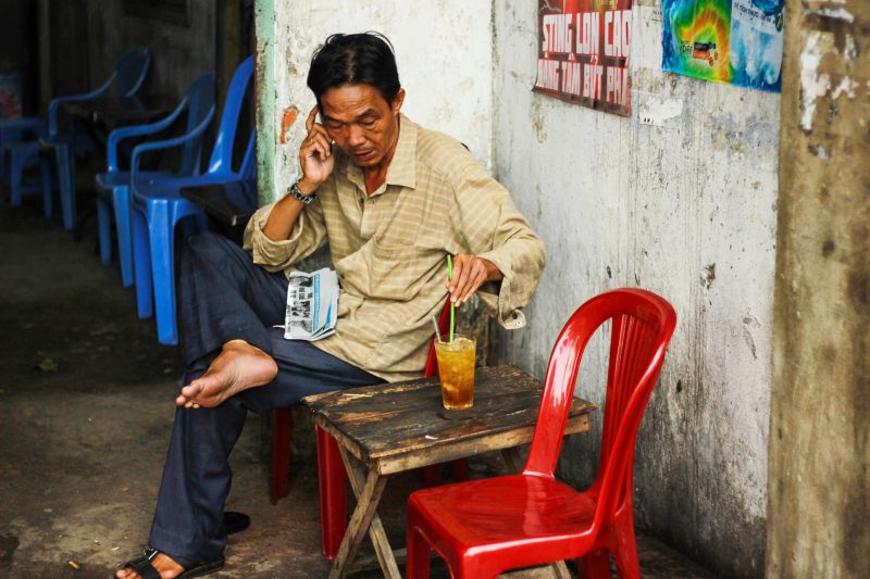 Street cafe vietnam