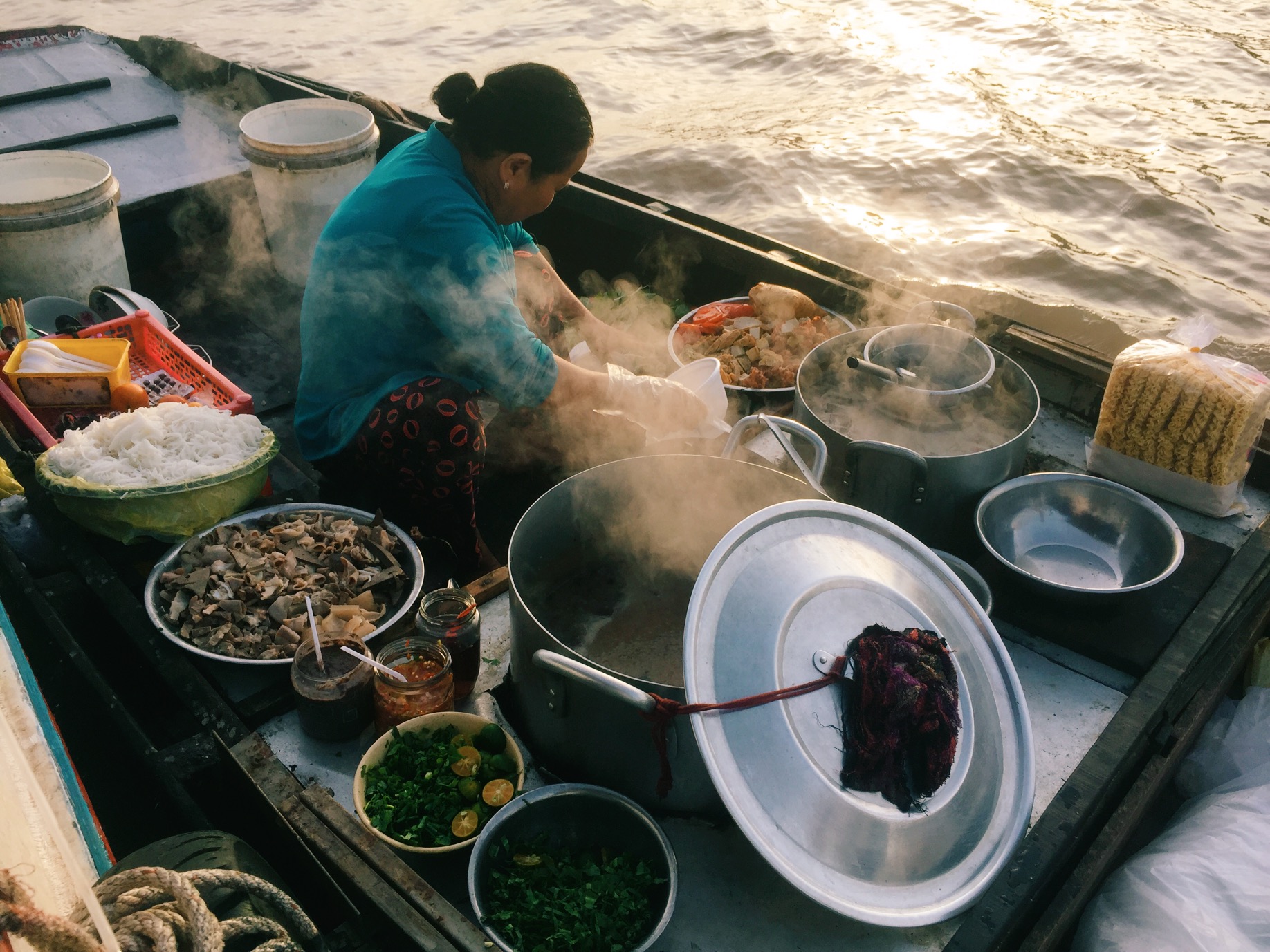 Cai Rang floating market