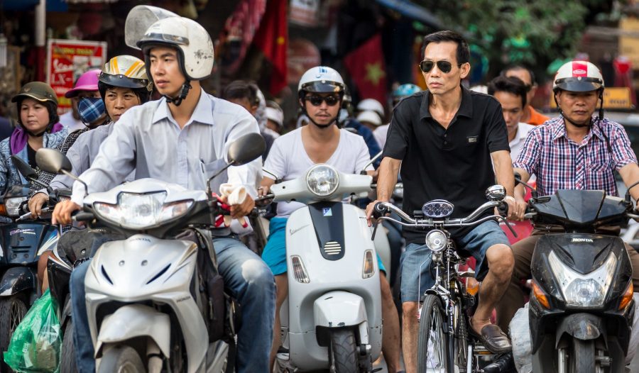 Vietnam motorbike street