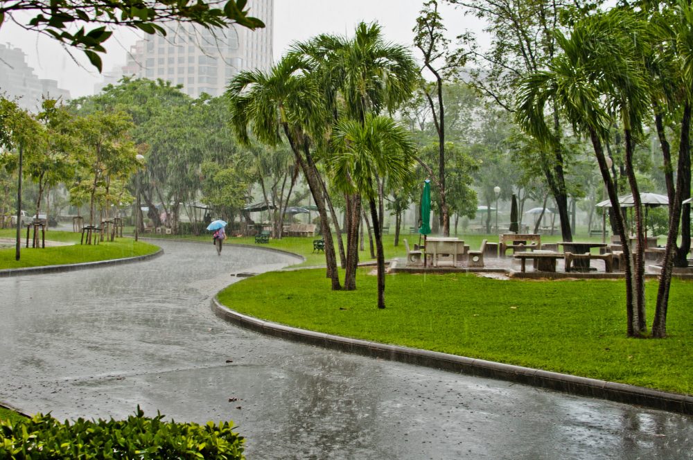 raining season in Thailand