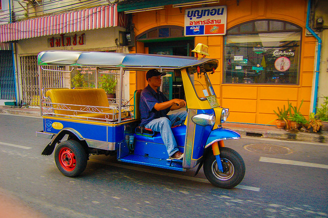 tuk tuk in Bangkok 