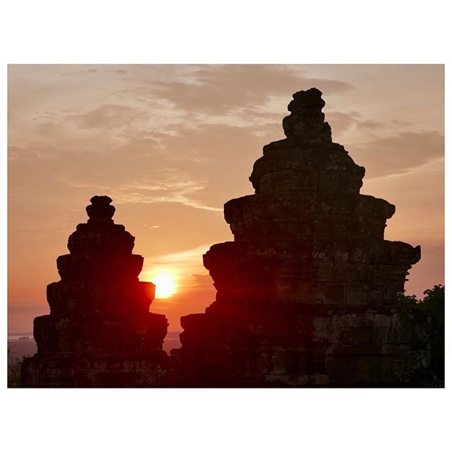 Sunset in Angkor Wat