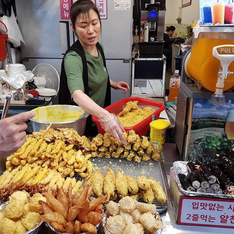 Myeongdong street food