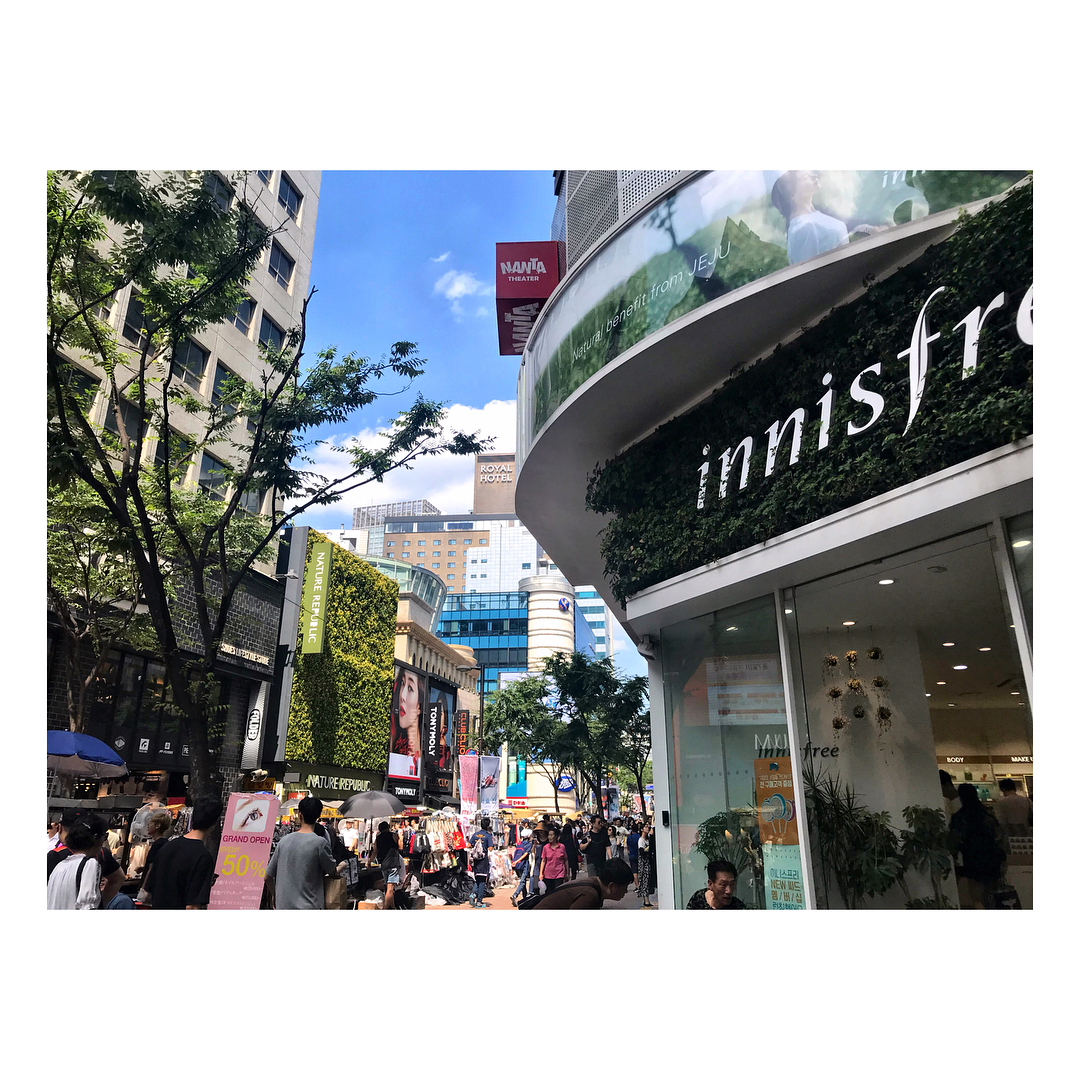 myeongdong shopping 