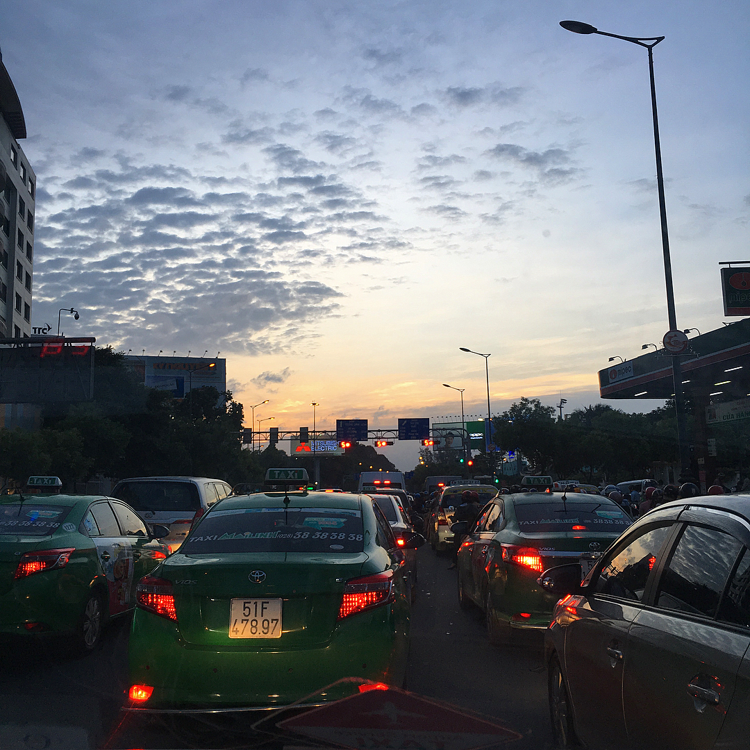 How to cross the street in Saigon