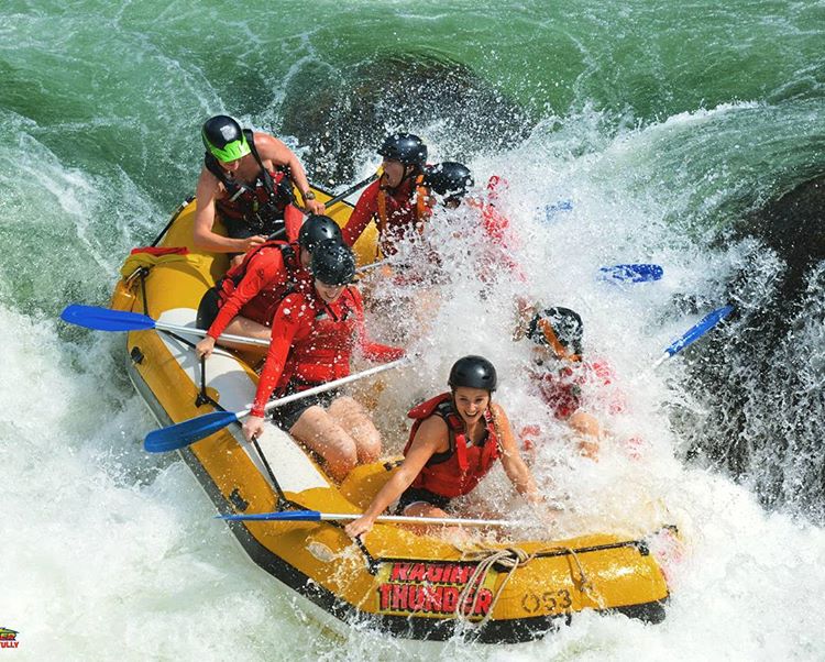 water rafting