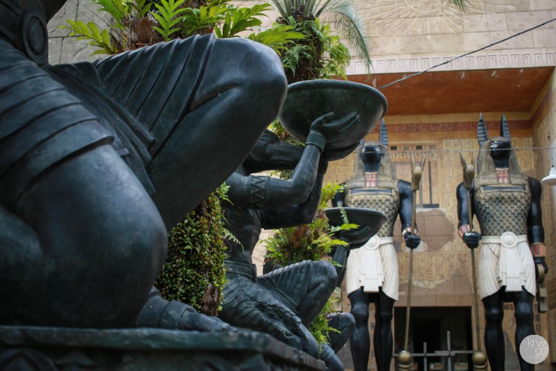 A corner at the Ancient Egypt in the Universal Studios Singapore