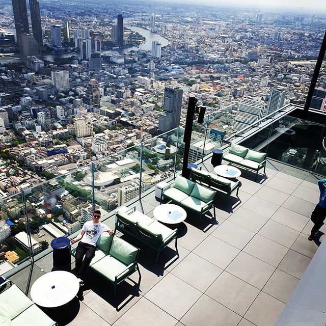 The bar on the rooftop of ManaNakhon Tower