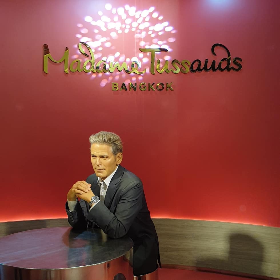 A wax figure at Madame Tussauds Bangkok