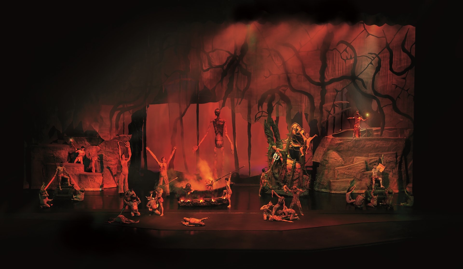 An overview of Hell during Siam Niramit Bangkok Show