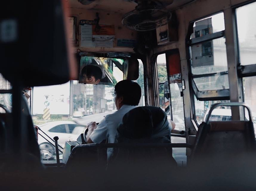 Photo of a bus driver in Thailand