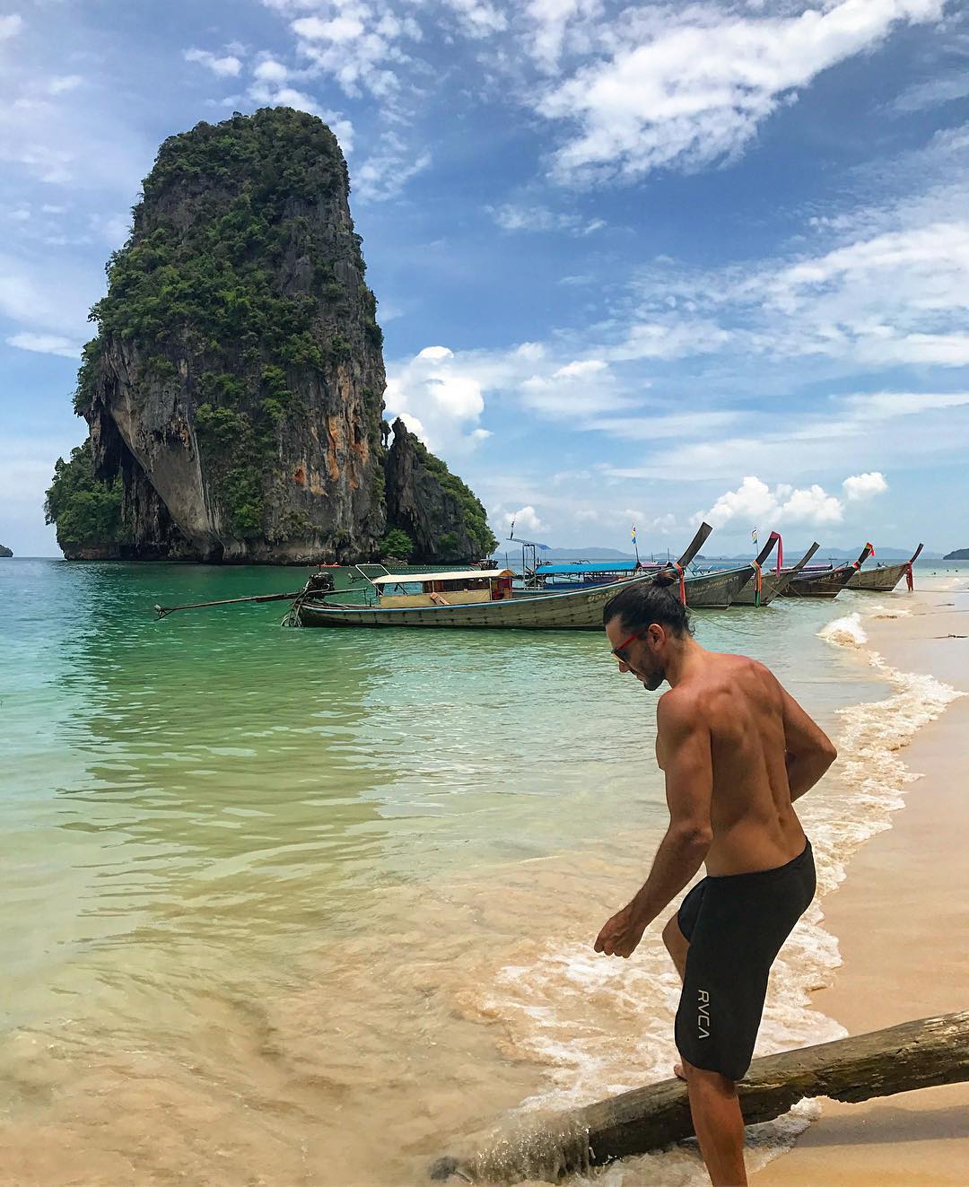 A male traveler in Krabi