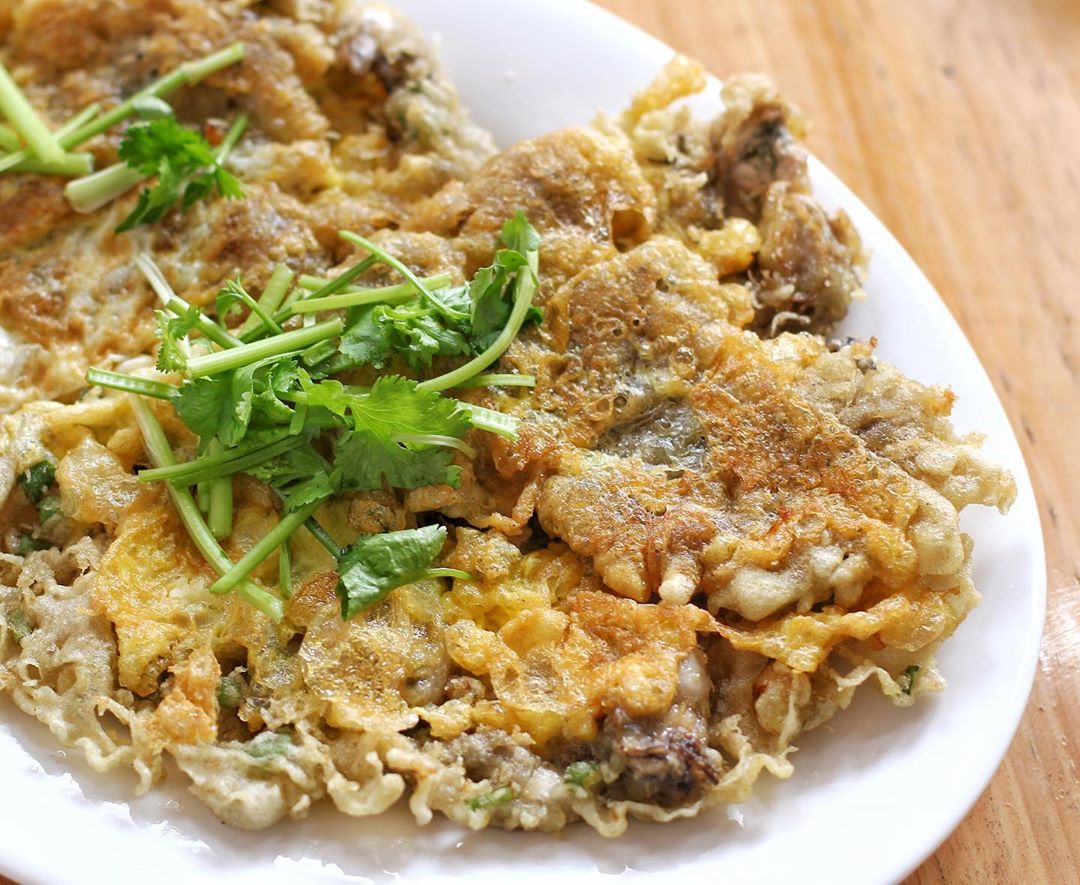 Singapore travel - Oyster Omelette