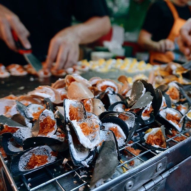 Seafood at Amphawa Floating Market