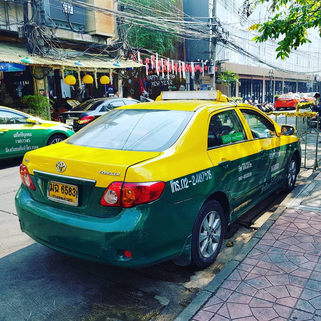 A taxi in Bangkok