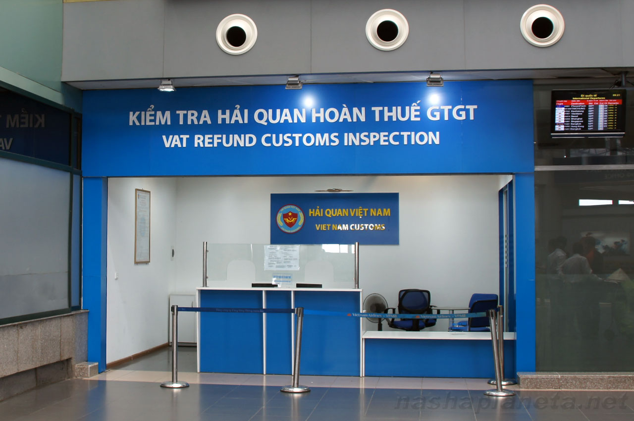 VAT Refund counter at Ho Chi Minh city airport