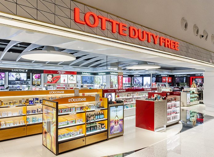 Lotte Duty-free store at Da Nang Airport