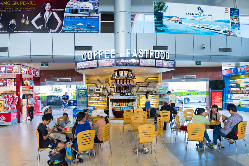 People At Fastfood Restaurant At Cam Ranh International Airport ...