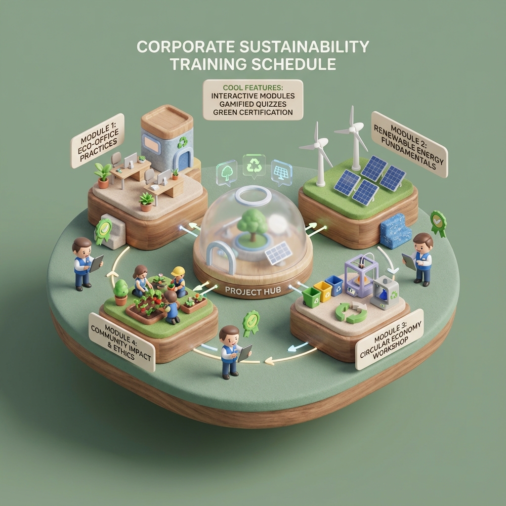 Corporate Sustainability Training Schedule