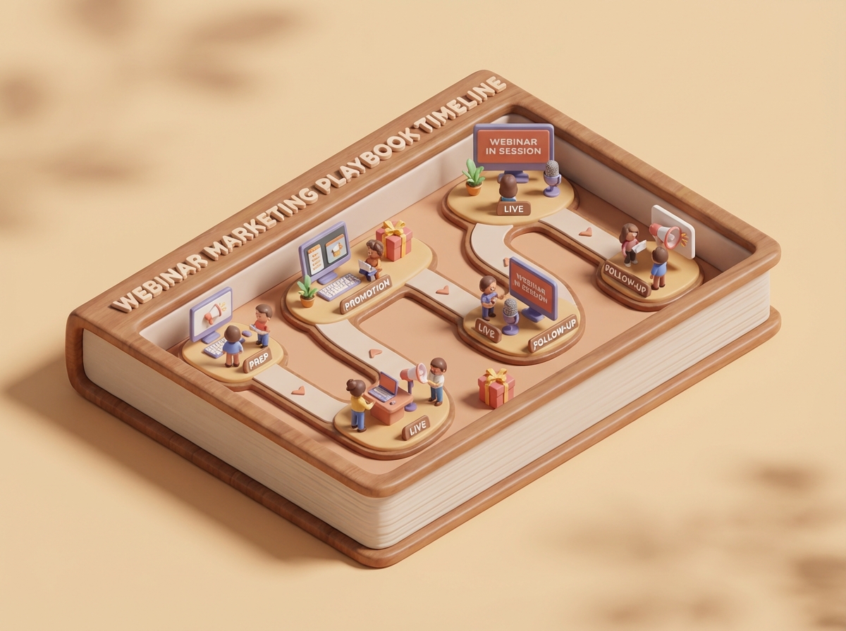 Webinar Marketing Playbook Timeline