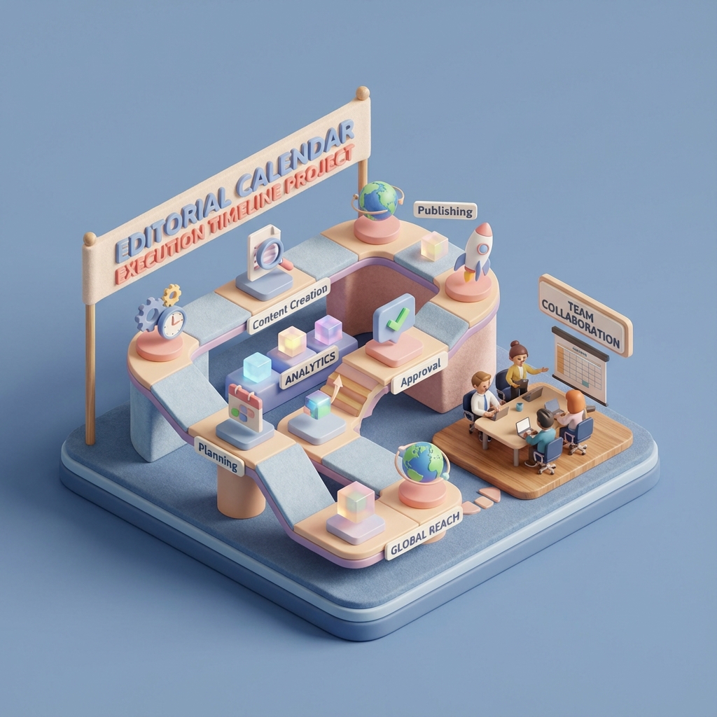 Editorial Calendar Execution Timeline