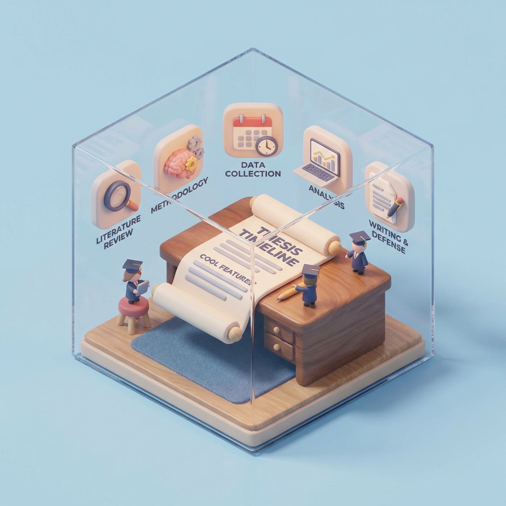 Thesis Planning Timeline Template