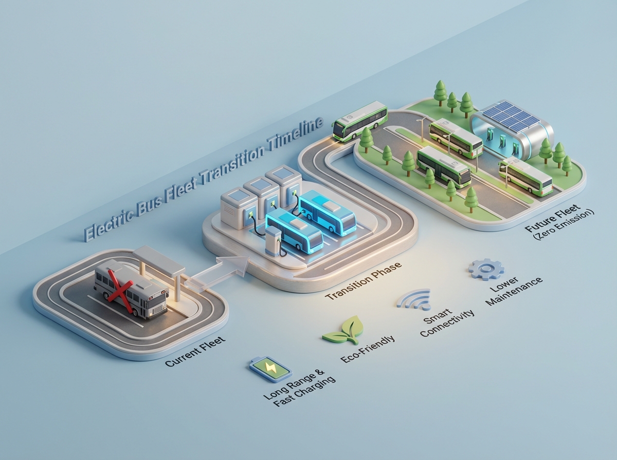 Electric Bus Fleet Transition Timeline