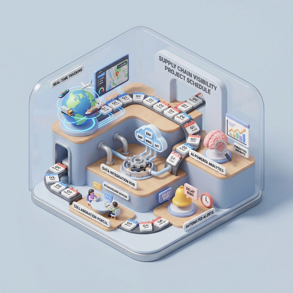 Supply Chain Visibility Project Schedule