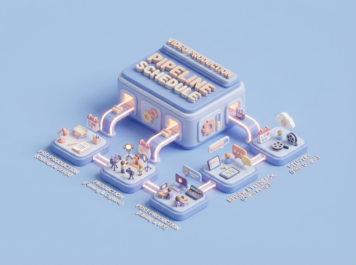 Video Production Pipeline Schedule