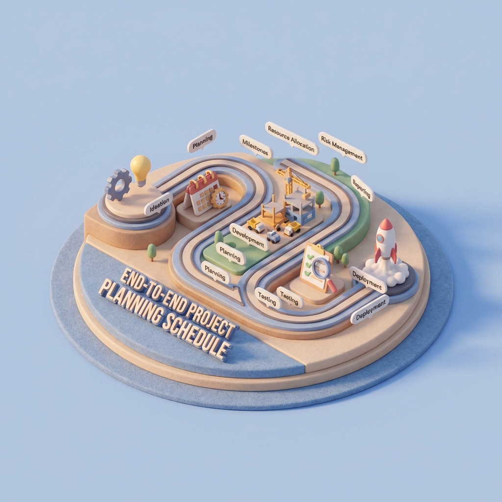 End-to-End Project Planning Schedule