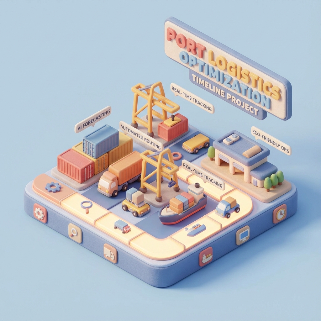 Port Logistics Optimization Timeline