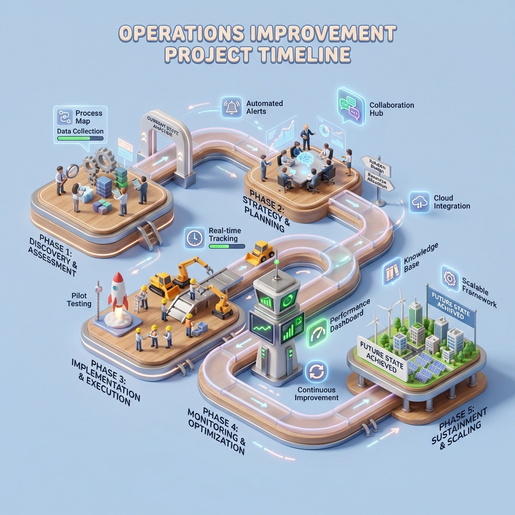 Operations Improvement Project Timeline
