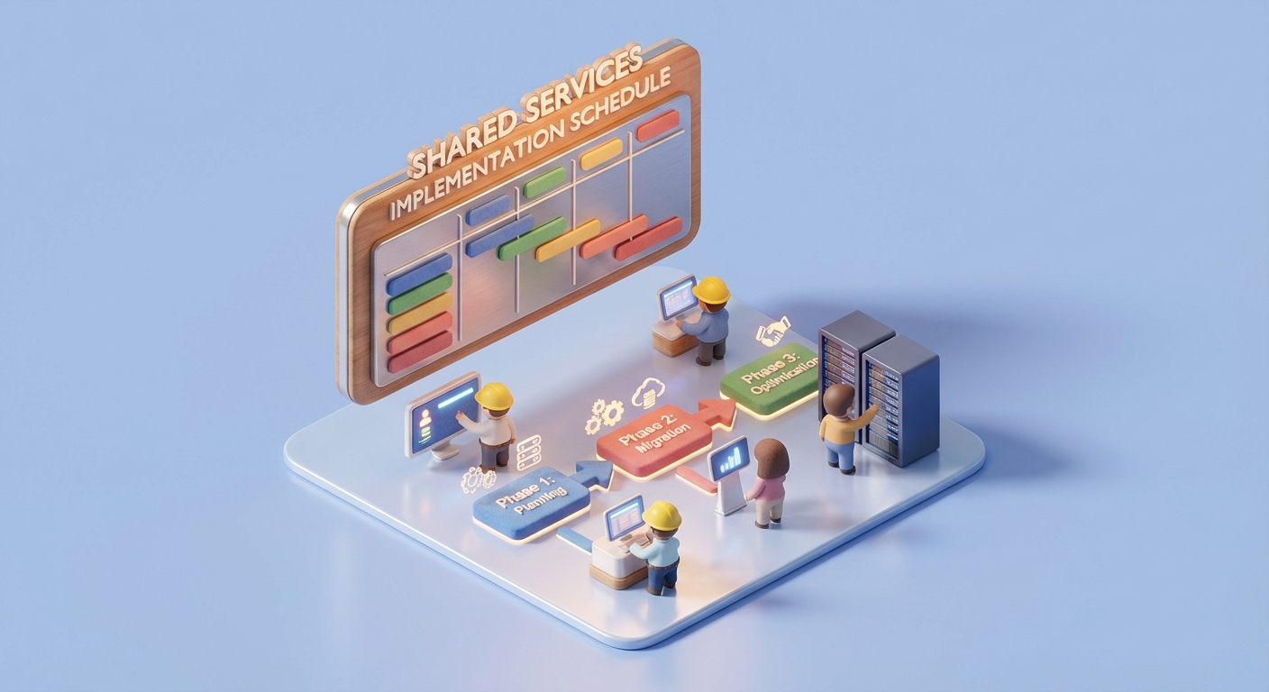 Shared Services Implementation Schedule