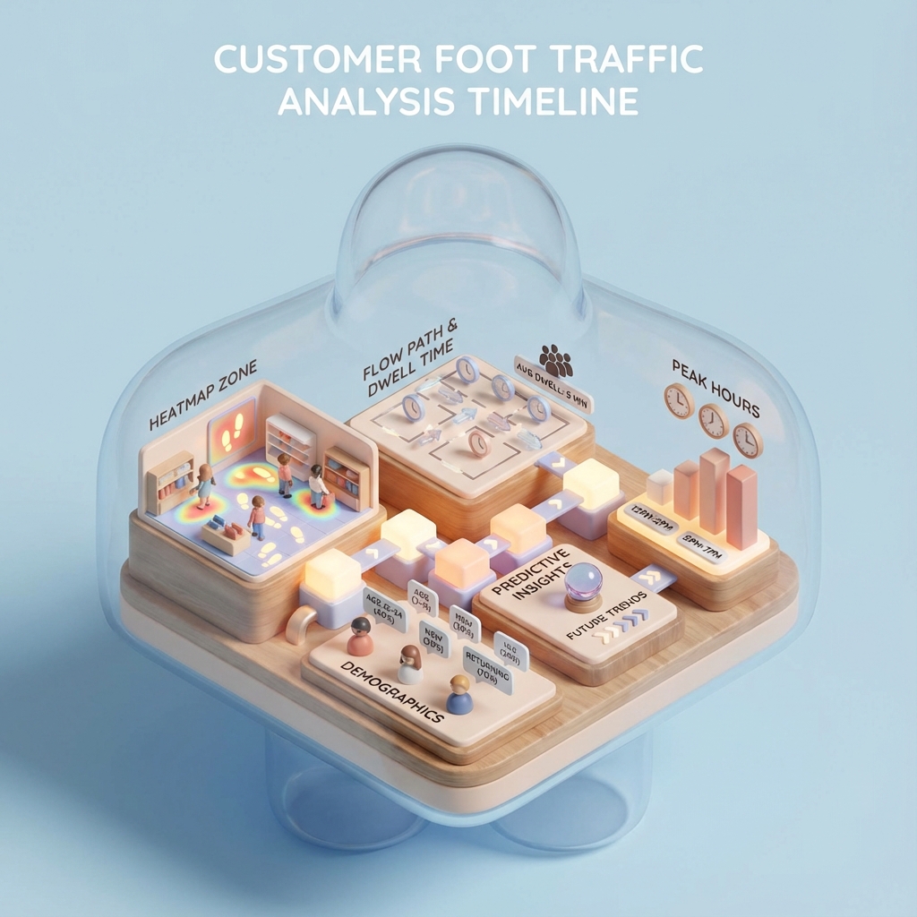 Customer Foot Traffic Analysis Timeline