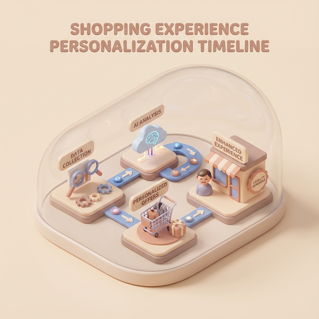 Shopping Experience Personalization Timeline