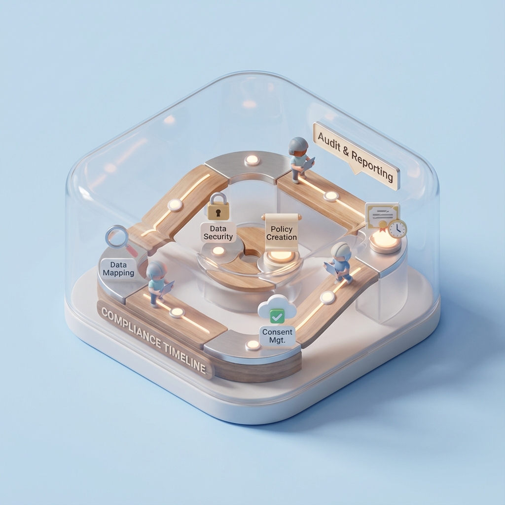 Compliance with Data Regulations Timeline