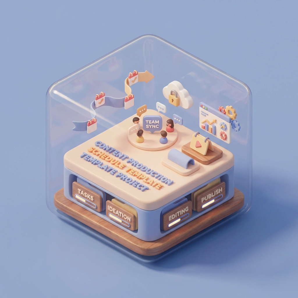 Content Production Schedule Template