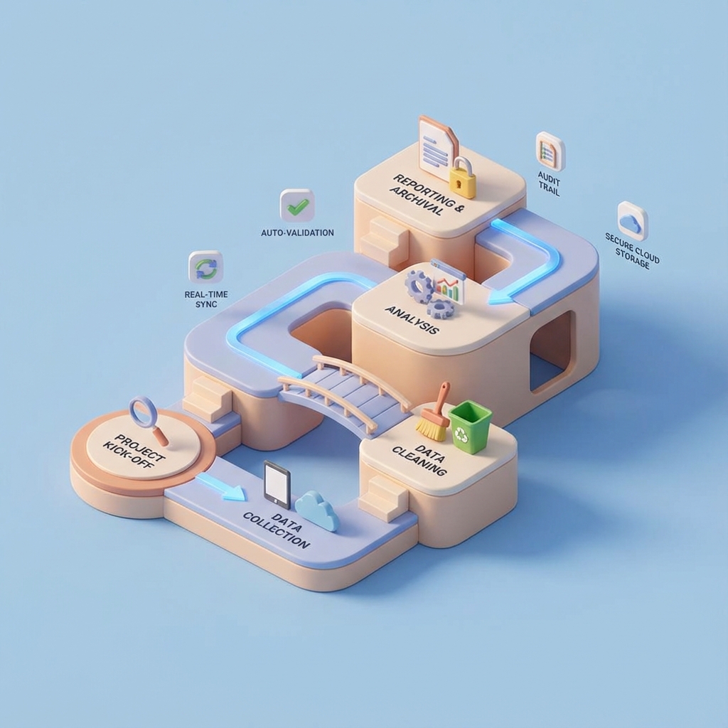 Clinical Data Management Timeline