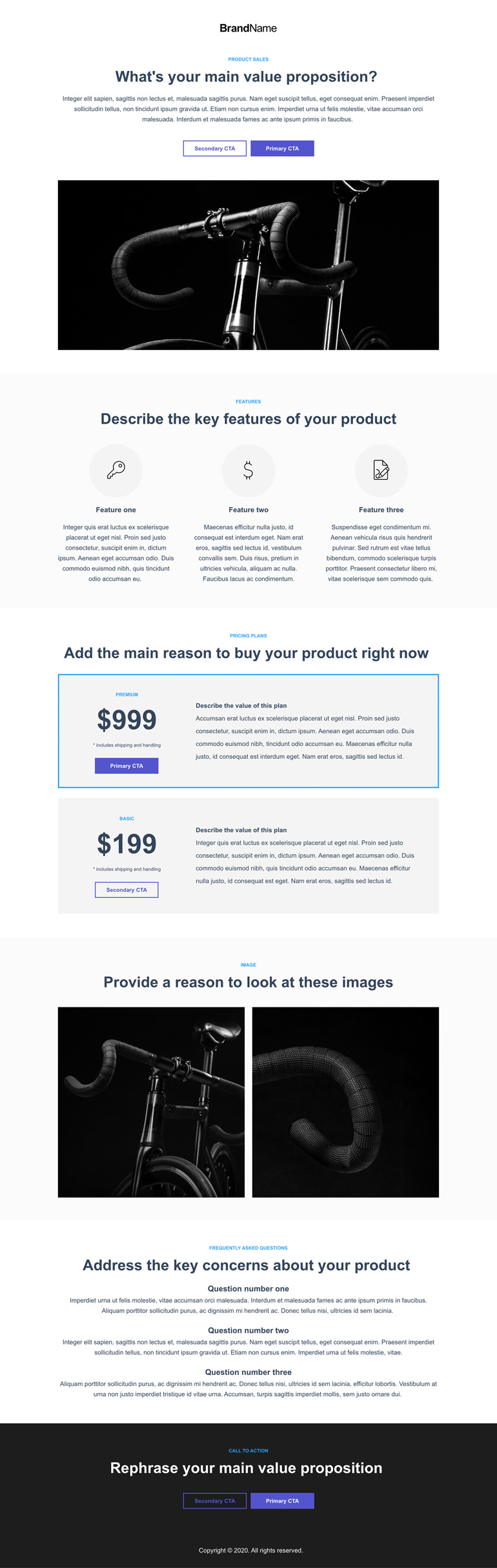 Product Sales Landing Page 2