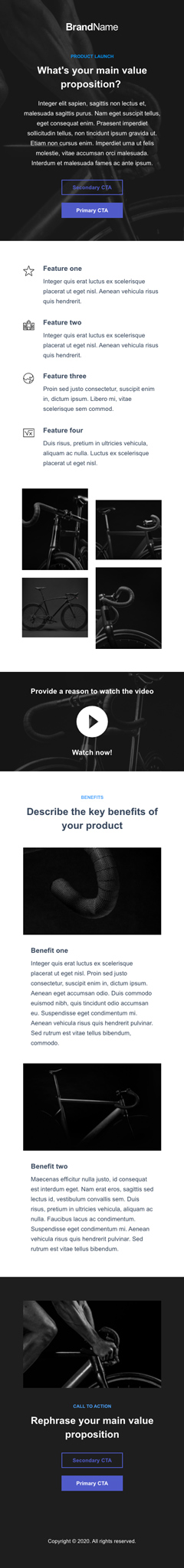 Product Launch Landing Page 2