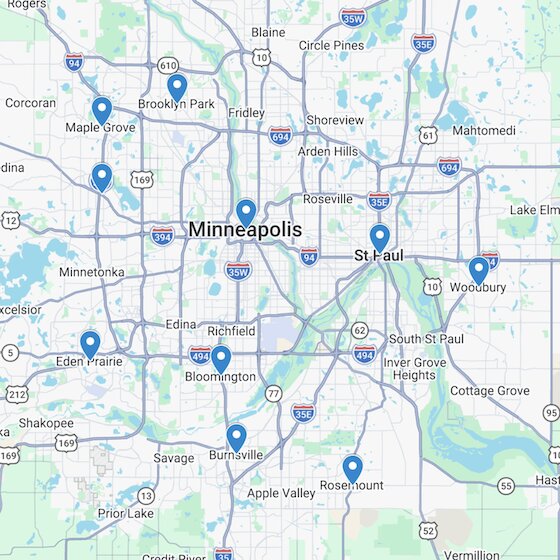 Image of service area map