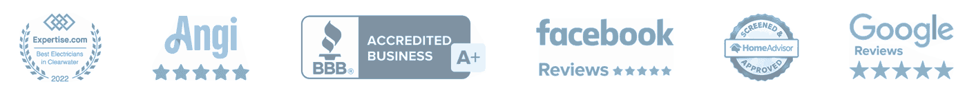 East-West Electric trust and credential badges