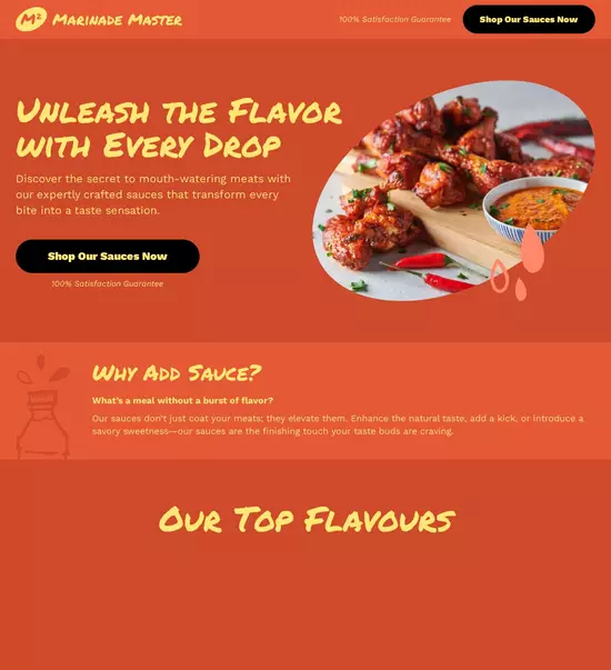 Instapage website builder interface showing a landing page preview with editing tools on the sidebar.