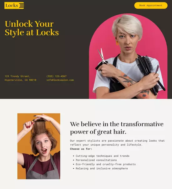Instapage layout filter menu with conversion rate chart showing a 60% rate and 8% increase.