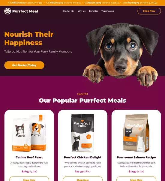 Instapage website builder interface showing a landing page preview with editing tools on the sidebar.