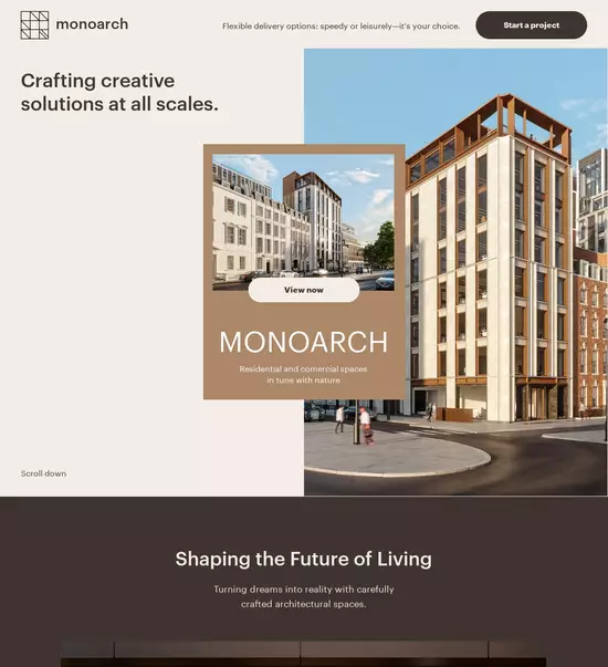 Instapage mock-up showing headline settings with font, size, color, and alignment options, alongside background image and color customization.