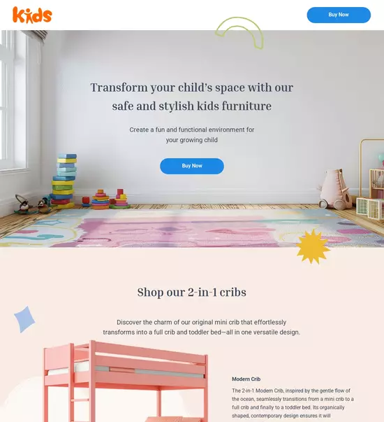Instapage website builder interface showing a landing page preview with editing tools on the sidebar.