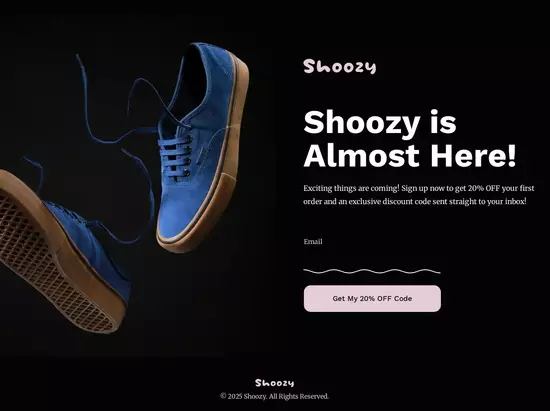 Instapage website builder interface showing a landing page preview with editing tools on the sidebar.