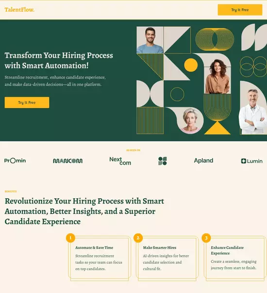 Instapage mock-up showing headline settings with font, size, color, and alignment options, alongside background image and color customization.